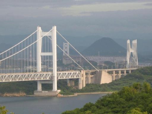 下津井、櫃石島、与島、北備讃瀬戸大橋