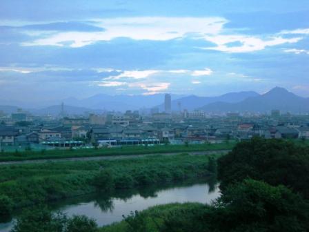 柳津からのパノラマ