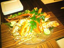 大好物のオマールえびの美味しいタレ味