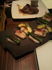 ローストビーフとお野菜のお寿司