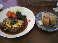 鶏のチーズトマト焼き