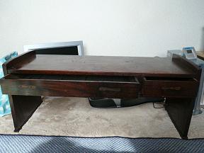 お父さんの机をリメイク