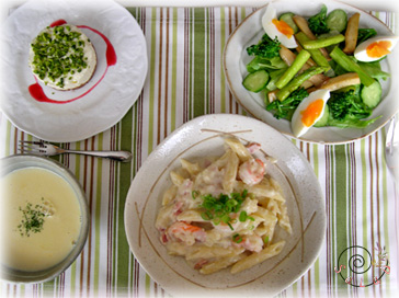 エビクリームソースのペンネ