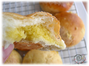 アーモンドクリーム入り栗パンその2