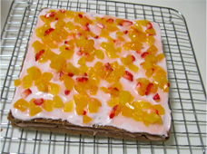 チョコケーキ（バレンタイン）上層