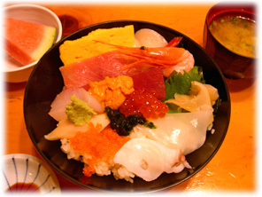 海鮮丼(旭富士)