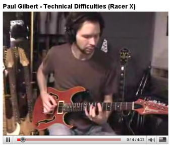 Paul Gilbert - Technical Difficulties (Racer X)