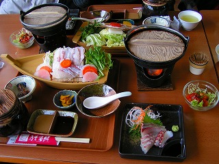 タコ飯としゃぶしゃぶ