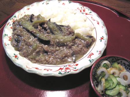 麻婆ナス丼