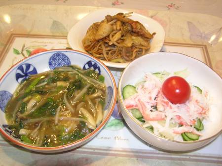 鱈の甘酢あんかけ　他