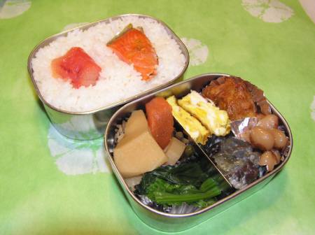 辛明太・鮭弁当