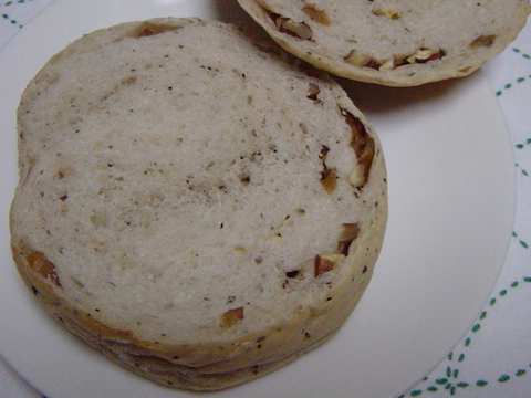 香りと歯ごたえを楽しむ　ナッツ紅茶ベーグル  2006.07.22