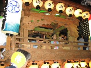 熱海こがし祭り　山車