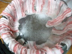 豚バラ肉とキャベツ鍋1
