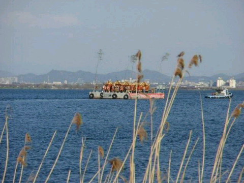 琵琶湖　坂本