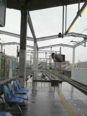 3/6 　雨降り　電車でちゃった～(;_;)/~