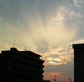 朝のシュ～雲。後。