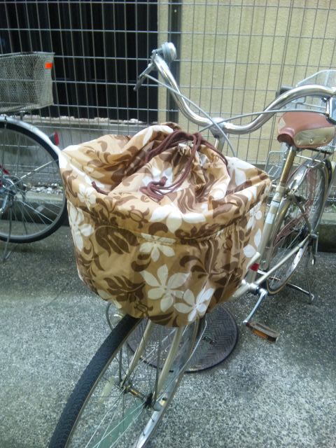 手作り 自転車カゴカバー ぐーねこ お買い物日記 楽天ブログ