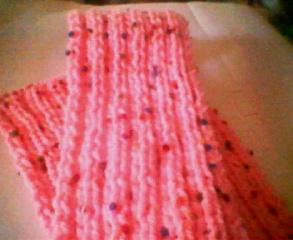 200段近く編むと・・・。