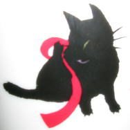 黒猫マグカップの模様３