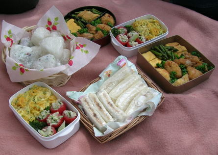 20090405お花見　お弁当