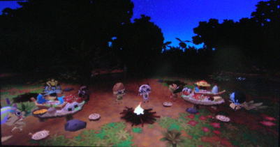 20100830ぽかぽかアイルー村30日目　祭壇前で宴３.jpg