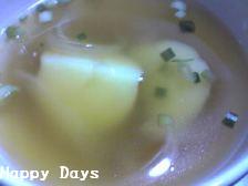 新じゃがの中華スープ