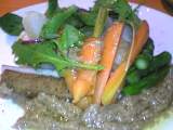 根野菜の温サラダ バーニャカウダソース