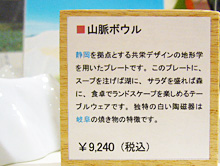 「Tokyo's Tokyo」にあったtopography plateの商品紹介プレート