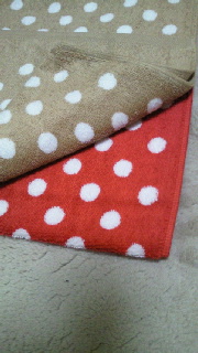 夢工房☆水玉タオル