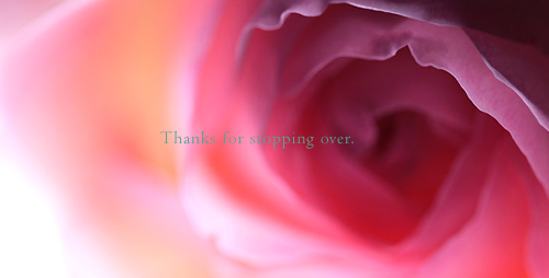 Thanks for stopping over.
