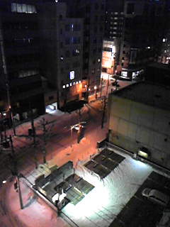 札幌の夜