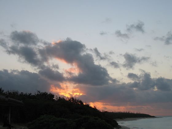 波照間島･夕刻