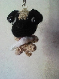 フレンチドッグ（あみぐるみ）