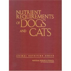 nutrient requirements of dogs and cats