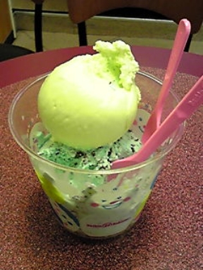 チョコミントとマスクメロン