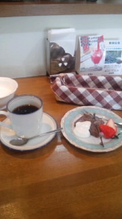 食後にコーヒー