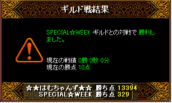 SPECIAL結果