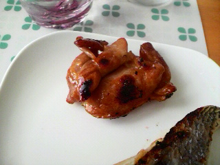 赤味噌と酒粕漬け