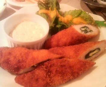 ささみの梅しそ揚げ