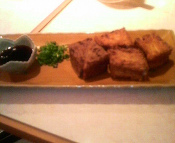 シンプルな厚揚げ