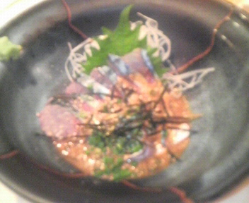 刺身の胡麻和え