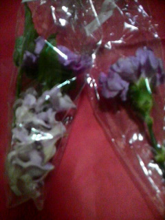 二次会で頂いたお花