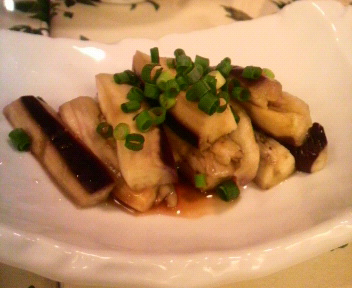 小鉢 茄子の冷製生姜醤油 300円