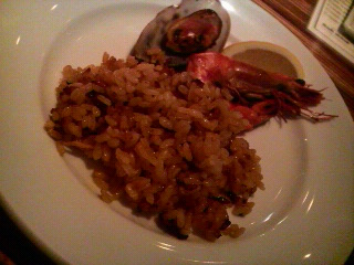 海の幸のパエリア