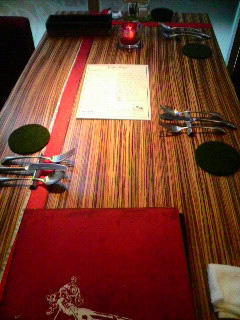 テーブルがプレゼント