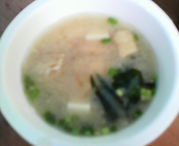 手作りのおみそ汁