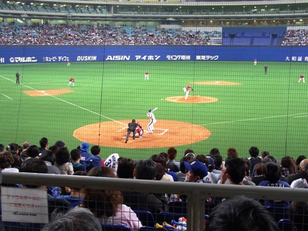 ナゴヤドーム　座席より