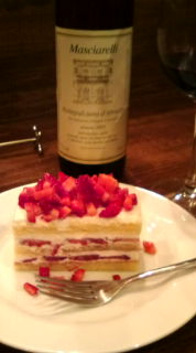 イタリアン『グーフォ』のイチゴケーキ美味