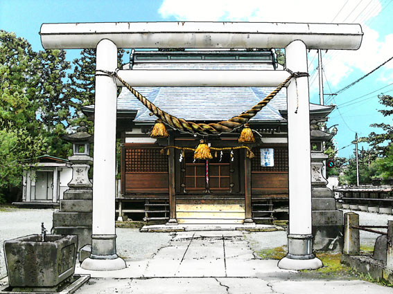 山形県中山町 八坂神社 イラスト 僕の情景 懐かし僕の情景 楽天ブログ